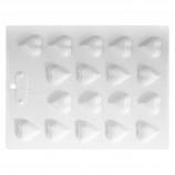 HARD CANDY MOLD - HEART - 18 CAVITIES