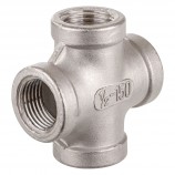 CROSS FEMALE THREADED SS 316 - 3/8" (FNPT)