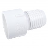 ADAPTER INSERT SOC WHITE PVC - 2" (INS X COL)
