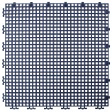RIBBED 0.008" GRID TILE - 12" X 12" - NAVY BLUE