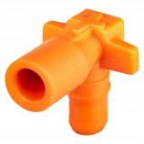 ORANGE SPOUT ADAPTOR 90° (ELBOW) (100UN/PK)