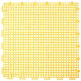 RIBBED 0.003" GRID TILE - 12" X 12" - YELLOW