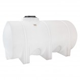 RESERV. PLASTIQUE HORIZ - 603 GAL (725 GAL.US) - 49" DIA X 54" H X 101 LG X 16" OUV. X 2"DRAIN-BLANC