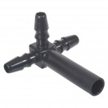 T-CAP LONG CONNECTOR - 5/16 X 5/16 BLACK - (100UN/PKG)