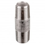 MAMELON CÉDULE 40 FILETÉ MÂLE INOX 316 - 1/4" X 1 1/2" (MNPT X MNPT)