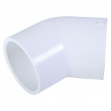 ELBOW 45° SOC WHITE PVC - 1 1/2" (SOC X SOC)
