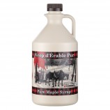 PLASTIC JUG - 3 COLOR PRINT QUEBEC - 2L - WITH BROWN CAP (50/BOX)