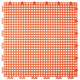 RIBBED 0.003" GRID TILE - 12" X 12" - ORANGE