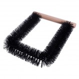 FLUE PAN "U" BRUSH BLACK NYLON - 2" X 7"