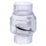 CHECK VALVE CLEAR PVC SOC - 2" (SOC X SOC)