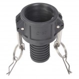 CAMLOCK ADAPTER POLYPROPYLENE - PART C - 1 1/4"