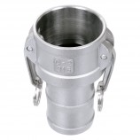 CAMLOCK ADAPTER STAINLESS STEEL - PART C - 2"