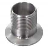 MALE THREADED FITTING 1 1/2" FOR 2" CLAMP - SS