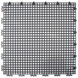 RIBBED 0.008" GRID TILE - 12" X 12" - CHARCOAL