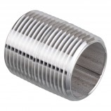 NIPPLE SCHEDULE 40 MALE THREADED SS 316 - 1" X CLOSE (MNPT X MNPT)