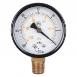 VACUUM GAUGE 2" -30" HG TO 0 VAC/KPA - 1/4" MNPT OUTLET AT THE BOTTOM - LOGO DSD STARS