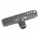"T" ADAPTER REDUCER INSERT MALE THREADED PVC - 1" X 3/4" (INS X INS X MNPT)