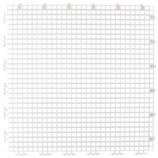 RIBBED 0.003" GRID TILE - 12" X 12" - WHITE