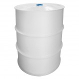 DRUM WHITE FOOD GRADE POLYETHYLENE - 35 GAL (42 GAL.US) - 1 PLUG 2" TOP