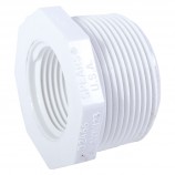 REDUCER THREADED MALE/FEMALE WHITE PVC - 1 1/4" X 3/4" (MNPT X FNPT)