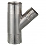"Y" SS FITTING - 1 1/2'' X 1 1/4'' (INS X INS)