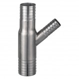 "Y" REDUCER SS FITTING - 1 1/2'' X 1'' X 3/4" (INS X INS)