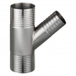 "Y" SS FITTING - 1 1/2'' X 3/4'' (INS X INS)