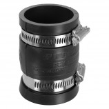 RUBBER COUPLING WITH COLLARS - 1 1/2"