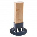 STAKE BASE WITH 1 1/2" X 2 1/2" INSERT FOR 2" X 3" WOOD BEAM