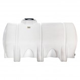 RESERV. PLASTIQUE HORIZ - 603 GAL (725 GAL.US) - 49" DIA X 54" H X 101 LG X 16" OUV. X 2"DRAIN-BLANC