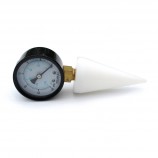 CONE 1/4" FNPT AND VACCUUM GAUGE KIT FOR 1 1/2"