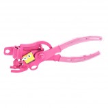 COMPACT FITTING INSERT PLIERS W/ LATERAL CUTTER FLARING DEVICE AND 5/16" JAWS - PINK