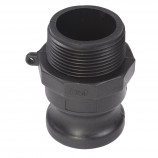 CAMLOCK ADAPTER POLYPROPYLENE - PART F - 1 1/4"