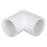ELBOW 90° FEMALE THREADED WHITE PVC - 1 1/2" (FNPT X FNPT)