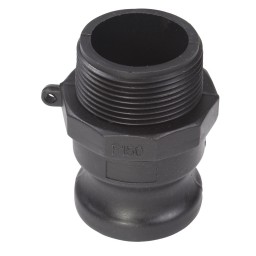 CAMLOCK ADAPTER POLYPROPYLENE - PART F - 2"