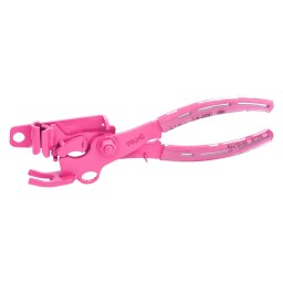 COMPACT FITTING INSERT PLIERS WITHOUT LATERAL CUTTER NOR FLARING DEVICE - 5/16" JAWS - PINK