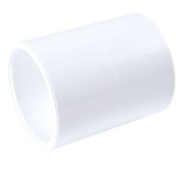 COUPLING SOC WHITE PVC - 2" (SOC X SOC)