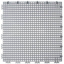 RIBBED 0.008" GRID TILE - 12" X 12" - MED GREY