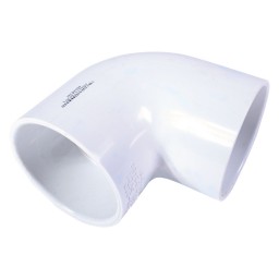 ELBOW 90° SOC WHITE PVC - 2"