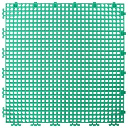 RIBBED 0.008" GRID TILE - 12" X 12" - GREEN