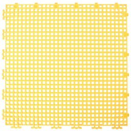 RIBBED 0.008" GRID TILE - 12" X 12" - YELLOW
