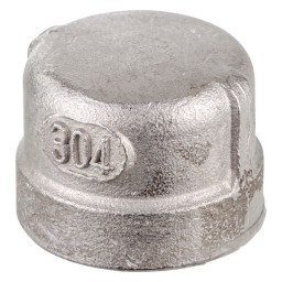 CAP FEMALE THREADED SS 316 - 3/8" (FNPT)