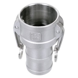 CAMLOCK ADAPTER STAINLESS STEEL - PART C - 1 1/4"