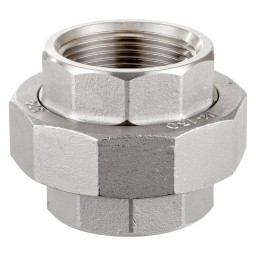 UNION DISMOUNTABLE FEMALE/FEMALE THREADED SS 316 - 1" (FNPT X FNPT)