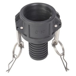 CAMLOCK ADAPTER POLYPROPYLENE - PART C - 1 1/4"