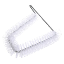 FLUE PAN "U" BRUSH WHITE NYLON - 2" X 7"