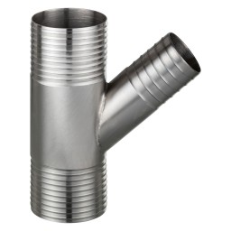 "Y" SS FITTING - 1 1/2'' X 3/4'' (INS X INS)