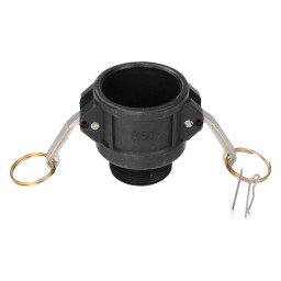 CAMLOCK ADAPTER POLYPROPYLENE - PART B - 1 1/2"