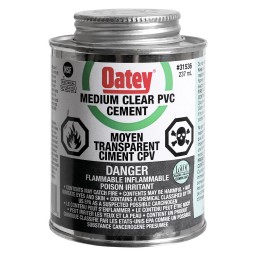 CLEAR PVC GLUE - 236 ML