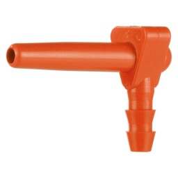 SAP SPOUT "PLASTECH CHALUMO" 19/64" - ORANGE (100/PKG)